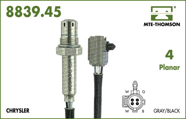 MTE-Thomson 8839.45.039 - Lambda Sensor autospares.lv