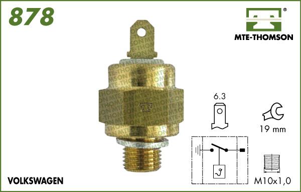 MTE-Thomson 878.90 - Temperature Switch, radiator / air conditioner fan autospares.lv