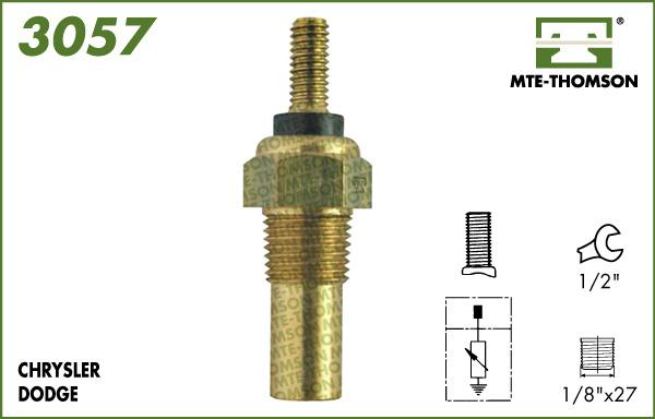 MTE-Thomson 3057 - Sensor, coolant temperature autospares.lv