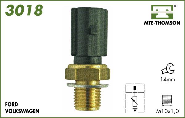 MTE-Thomson 3018 - Sensor, coolant temperature autospares.lv