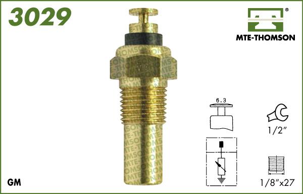 MTE-Thomson 3029 - Sensor, coolant temperature autospares.lv