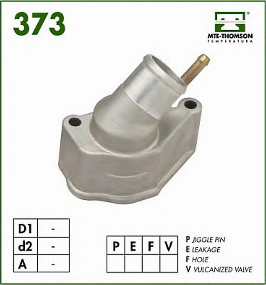 MTE-Thomson 373.92 - Coolant thermostat / housing autospares.lv