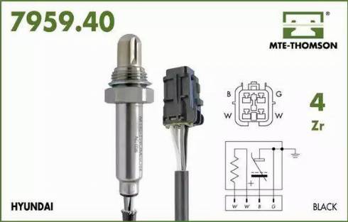 MTE-Thomson 7959.40.040 - Lambda Sensor autospares.lv
