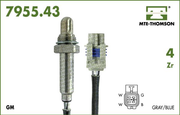 MTE-Thomson 7955.43.111 - Lambda Sensor autospares.lv
