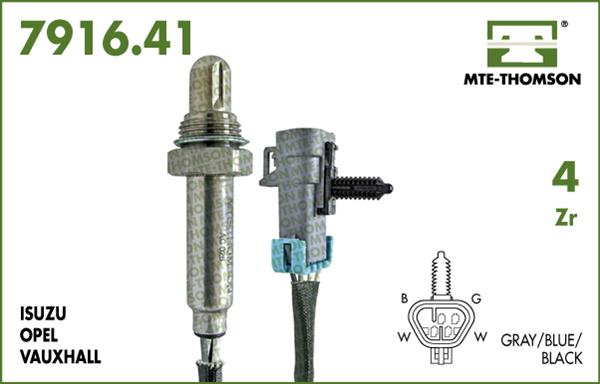 MTE-Thomson 7916.41.040 - Lambda Sensor autospares.lv