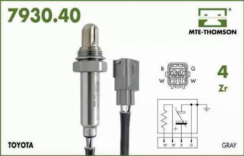 MTE-Thomson 7930.40.032 - Lambda Sensor autospares.lv