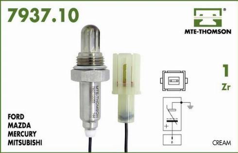 MTE-Thomson 7937.10.072 - Lambda Sensor autospares.lv