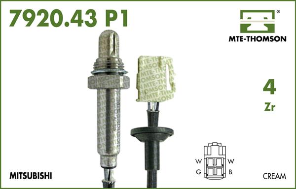 MTE-Thomson 7920.43.097P1 - Lambda Sensor autospares.lv