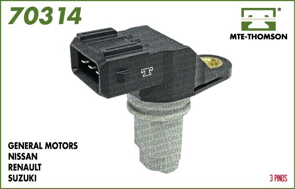 MTE-Thomson 70314 - Sensor, camshaft position autospares.lv