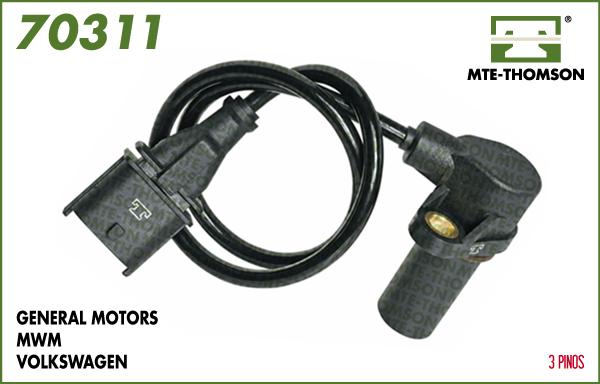 MTE-Thomson 70311 - Sensor, crankshaft pulse autospares.lv