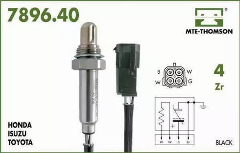 MTE-Thomson 7896.40.087 - Lambda Sensor autospares.lv