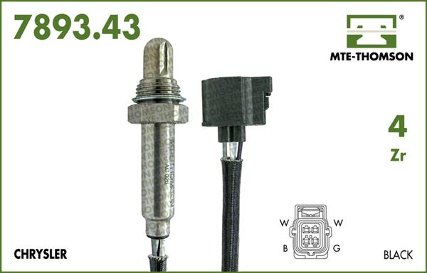 MTE-Thomson 7893.43.035 - Lambda Sensor autospares.lv