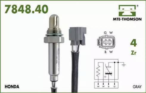 MTE-Thomson 7848.40.065 - Lambda Sensor autospares.lv