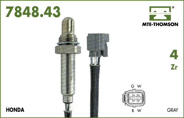 MTE-Thomson 7848.43.035 - Lambda Sensor autospares.lv