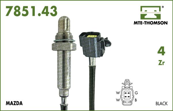 MTE-Thomson 7851.43.040 - Lambda Sensor autospares.lv