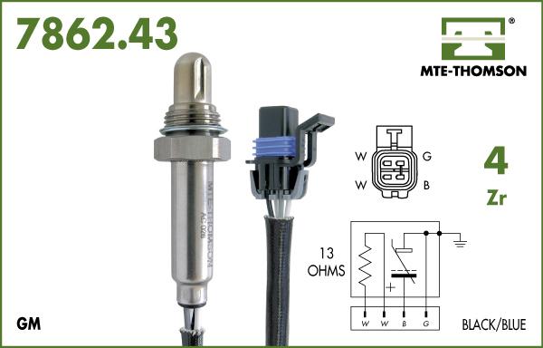 MTE-Thomson 7862.43.097 - Lambda Sensor autospares.lv