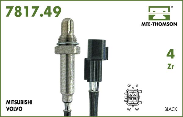 MTE-Thomson 7817.49.057 - Lambda Sensor autospares.lv