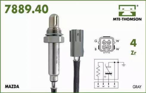 MTE-Thomson 7889.40.045 - Lambda Sensor autospares.lv