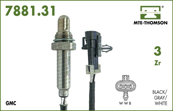 MTE-Thomson 7881.31.031 - Lambda Sensor autospares.lv