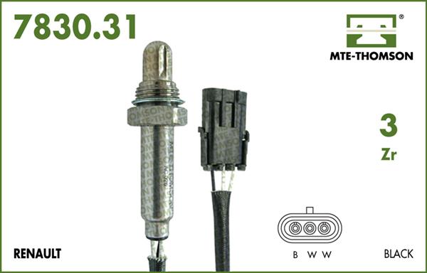 MTE-Thomson 7830.31.040 - Lambda Sensor autospares.lv