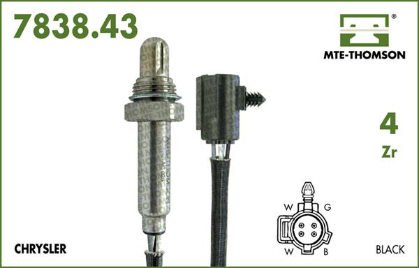 MTE-Thomson 7838.43.035 - Lambda Sensor autospares.lv