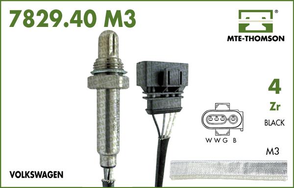 MTE-Thomson 7829.40.140M3 - Lambda Sensor autospares.lv