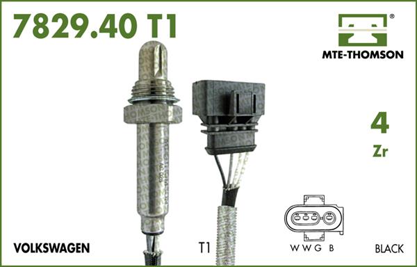 MTE-Thomson 7829.40.113T1 - Lambda Sensor autospares.lv