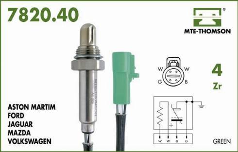 MTE-Thomson 7820.40.030 - Lambda Sensor autospares.lv