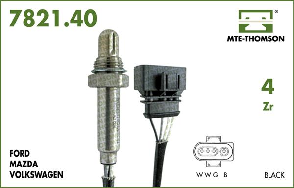 MTE-Thomson 7821.40.150 - Lambda Sensor autospares.lv