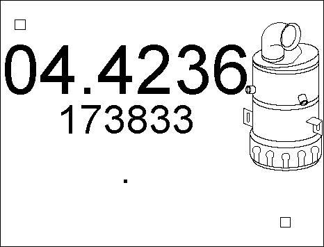 MTS 04.4236 - Catalytic Converter autospares.lv