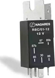 Nagares RBC/01-12 - Relay, fuel pump autospares.lv