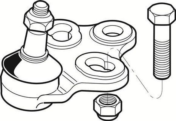 NAKATA N 99104 - Ball Joint autospares.lv