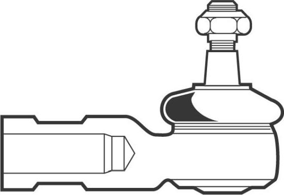 NAKATA N 92029 - Tie Rod End autospares.lv