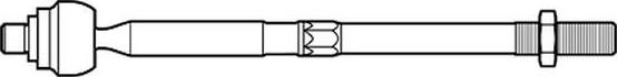 NAKATA N 92022 - Inner Tie Rod, Axle Joint autospares.lv