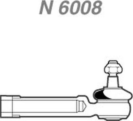 NAKATA N 6008 - Tie Rod End autospares.lv