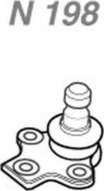 NAKATA N 198 - Ball Joint autospares.lv