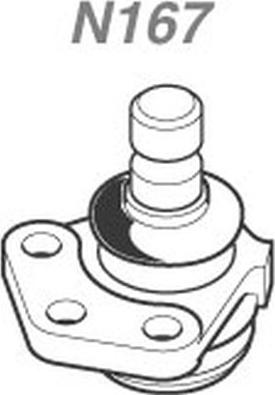 NAKATA N 167 - Ball Joint autospares.lv