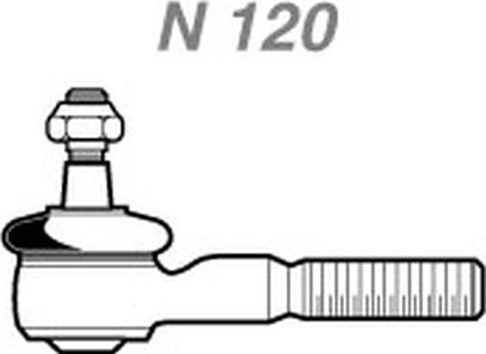 NAKATA N 120 - Tie Rod End autospares.lv