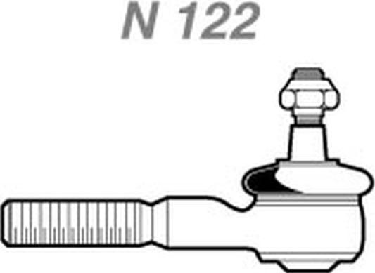 NAKATA N 122 - Tie Rod End autospares.lv