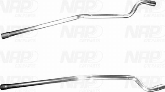 NAP CAC10486 - Exhaust Pipe autospares.lv