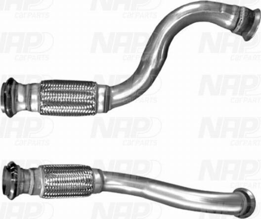 NAP CAC10551 - Exhaust Pipe autospares.lv