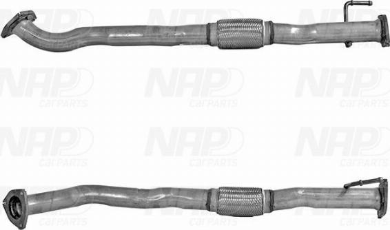 NAP CAC10511 - Exhaust Pipe autospares.lv