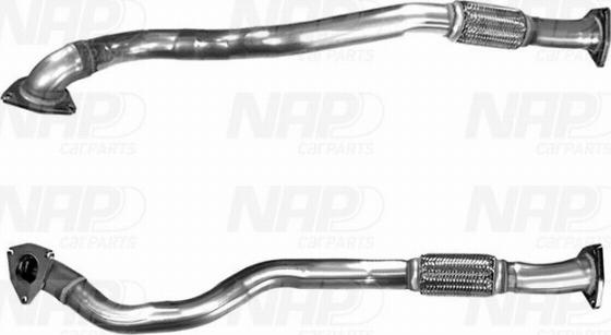NAP CAC10364 - Exhaust Pipe autospares.lv