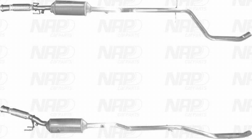 NAP CAD10561 - Soot / Particulate Filter, exhaust system autospares.lv