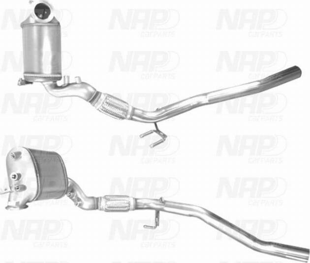 NAP CAD10611 - Soot / Particulate Filter, exhaust system autospares.lv