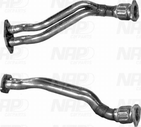 NAP CAF10002 - Exhaust Pipe autospares.lv