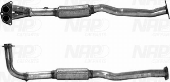 NAP CAF10014 - Exhaust Pipe autospares.lv