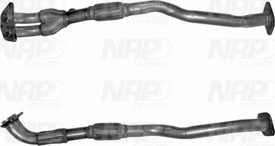 NAP CAF10013 - Exhaust Pipe autospares.lv