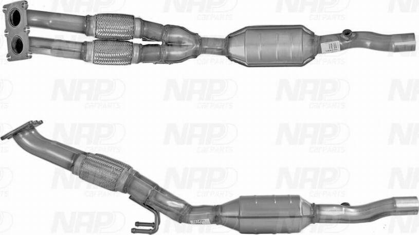 NAP CAK11340 - Catalytic Converter autospares.lv