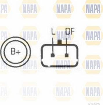 NAPA NAL1691 - Alternator autospares.lv